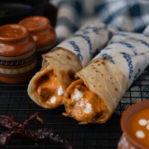 chicken seekh kebab rolls